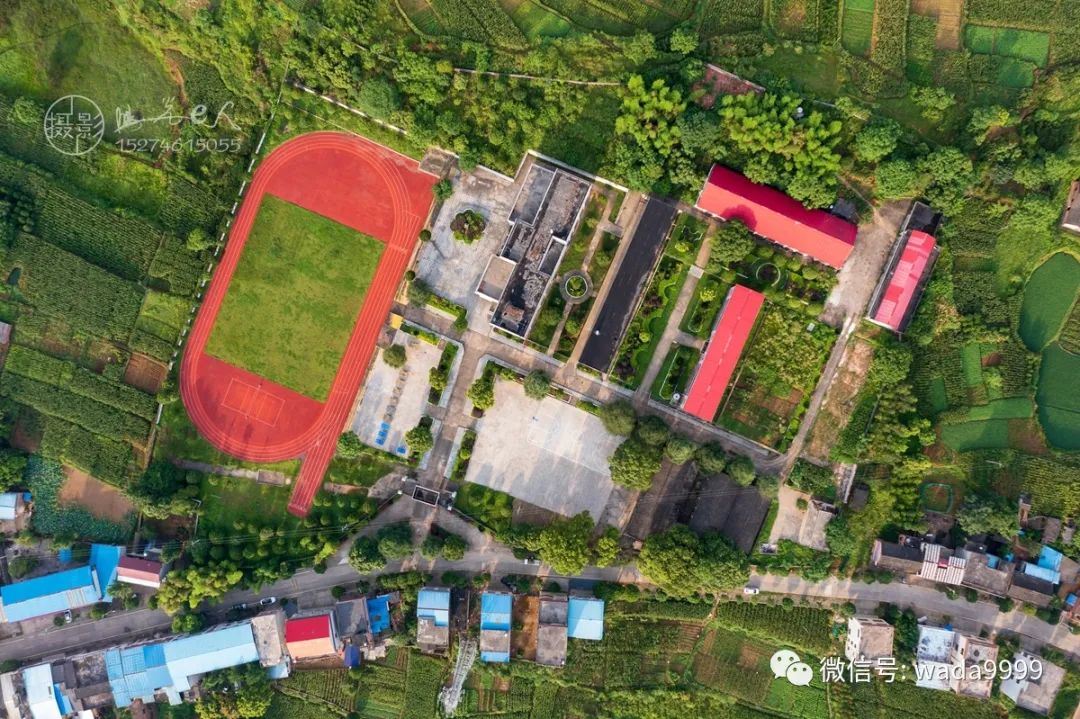 航拍学校:东安县水岭学校(照片 视频)